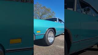 1969 Dodge Coronet 440 riding on polished aluminum centerline Auto Drag wheels [upl. by Enomes]