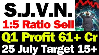 Q1 Results से पहले  SJVN Share Latest News  SJVN Share Latest News Today  SJVN  SJVN Share [upl. by Mcgraw]