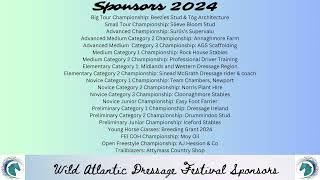 Wild Atlantic Dressage Festival Live Stream [upl. by Enylhsa]