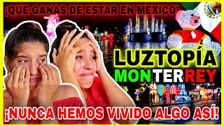 LUZTOPIA MONTERREY🇲🇽 2023 reaction ¡En MEXICO la VIDA es MUCHO MÁS BONITA🥺 ¡Que AFORTUNADOS😭 [upl. by Samled]