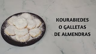 Cómo Hacer Kourabiedes o Galletas de Almendras [upl. by Nah]