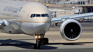 Air Traffic at Jeddah Airport 3  مطار الملك عبدالعزيز  جدة [upl. by Manoop]