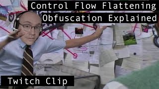 Control Flow Flattening Obfuscation Explained Practically  Twitch Clip [upl. by Aciram]