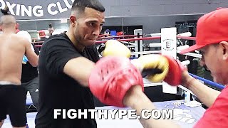 DAVID BENAVIDEZ SHOWS CANELO MACHINE GUN KO COMBO ASSAULT PUTTING FULL ARSENAL ON DISPLAY VS DAVIS [upl. by Haraj]