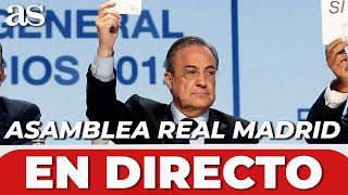 ASAMBLEA del REAL MADRID COMPLETA PRIMERA PARTE  FLORENTINO PÉREZ toma la palabra [upl. by Harac]