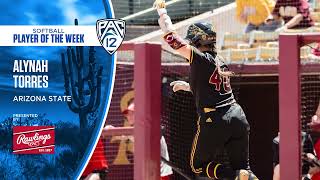 Arizona States Alynah Torres named Pac12 Softball Player of the Week [upl. by Sergius]