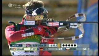 Einzelrennen der Männer Teil 1  Biathlon Weltmeisterschaft Pyeongchang 2009 [upl. by Allister]