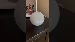 Review on Amazon echo dot with clock review [upl. by Lowe]