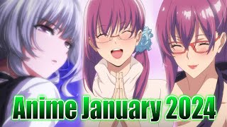 Upcoming Anime January 2024  Anime Updates [upl. by Lledal70]