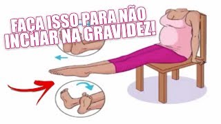 Exercícios Simples para não Inchar durante a Gravidez dicas da especialista [upl. by Eniamrehc474]