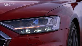 2018 Audi A8 HD Matrix LED  OLED  Laser Light Animation [upl. by Irtak783]