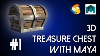 3D Treasure Chest  Maya Tutorial [upl. by Kirwin]