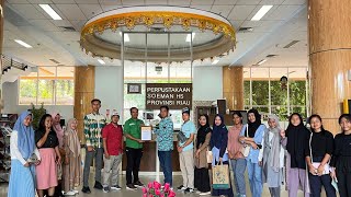 KELAS X SMAN BERNAS KUNJUNGAN KE PERPUSTAKAAN SOEMAN HS PEKANBARU 16112024 [upl. by Suciram495]