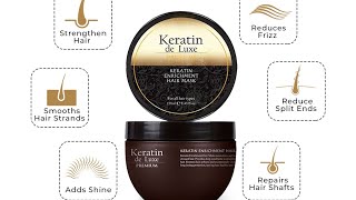 Keratin Hair Mask Honest Review  Keratin Hair Mask Benefits  Repair Demage Hair [upl. by Buschi]