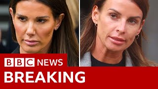 Wagatha Christie Rebekah Vardy loses libel case against Coleen Rooney  BBC News [upl. by Ylime]