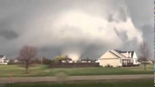 Huge Tornado Whips Across Northern Illinois [upl. by Nance627]