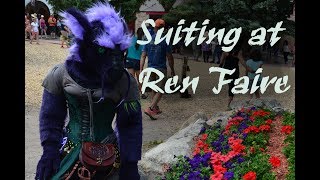 Fursuiting  Colorado Renaissance Fesitval 2017  Celtic Weekend [upl. by Aved]