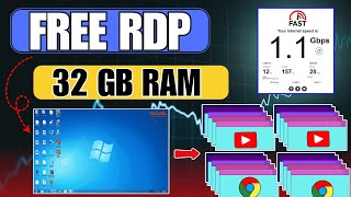 How to Create RDP for Lifetime 2025  16 GB Ram  No CréditDébit Card Required  Fast Internet ✅ [upl. by Lamdin]