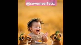 Animais cantam amor memes instagram baby fe baby children crianças animais song sonhar [upl. by Flessel618]