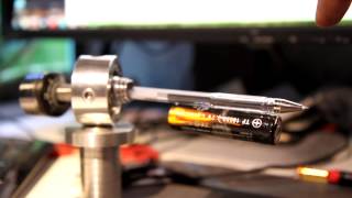 DIY tonearm testing the bearings [upl. by Niarb]