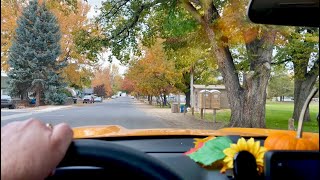 ASMR FallAutumn Drive No talking only Fall foliage in Susanville CA [upl. by Bertle]