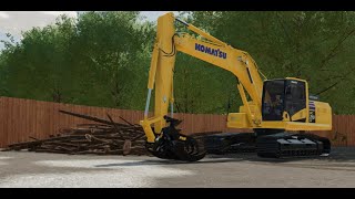 FS22 Edgewater Development MP Timelapse EP5Clearing a house lot [upl. by Aihsetal383]