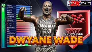 THE ULTIMATE DWYANE WADE BUILD 🔥 BEST BUILD ON 2K25 [upl. by Ahsirhcal]