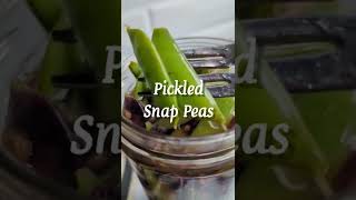 Pickled Snap Peas Recipe shorts recipes gardening [upl. by Hannah]