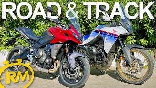 Honda TRANSALP 750 vs Triumph TIGER 660 QuickTest30 [upl. by Euqinomahs]