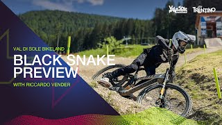 Black Snake Preview with RiccardoVender  Val di Sole World Cup 2024 [upl. by Twum317]