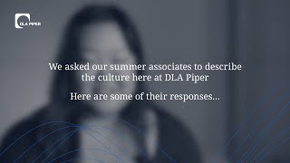 Summer Associates DLA Pipers Culture [upl. by Berhley]