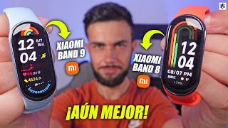 CAMBIO REAL💥Xiaomi BAND 9 vs Xiaomi BAND 8  COMPARATIVA [upl. by Emmi]