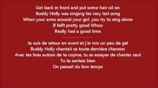 Glee  Hot Patootie  Paroles amp Traduction [upl. by Namijneb]