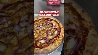 Barbecue chicken pizza at Marsiglianos‘s pizzeria and more Las Vegas Nv [upl. by Enomrej]