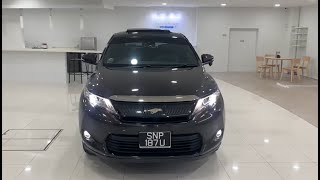 Toyota Harrier 20 Premium 2015 Sunroof Rear Entertainment  SNP187U [upl. by Idelson814]