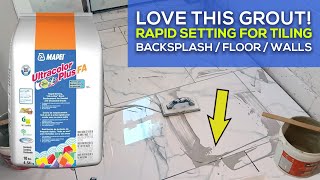 MAPEI Ultracolor Plus Grout Review  How to Grout Floor amp Wall Tiles Mini Guide [upl. by Zonnya]