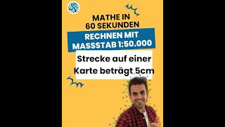 Rechnen mit einem Maßstab von 150000 Mathe lernen mit Mathetipps 🧮🫶🏻 [upl. by Eciryt821]