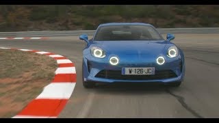 Onboard New Alpine A110 2018 Tracktest Hot Lap  Grand Sambuc Exhaust Sound Renault Sport [upl. by Attenauqa956]