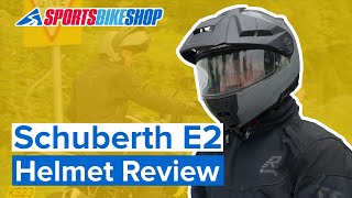 Schuberth E2 helmet review  adventure flipfront tested [upl. by Nilo]