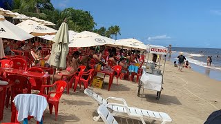 🌴🏖️COMO ESTAVA AS PRAIAS EM PORTO SEGURO NESSE DOMINGO toatoa praias portoseguro [upl. by Ybocaj51]