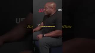 Daniel Cormier taught Magomed Ankalaev how to say “Alex Stop Running Away” in English [upl. by Keeley]