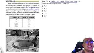 ENEM 2013 Matemática A foto mostra a construção de uma cisterna destinada ao armazenamento de água [upl. by Arri]