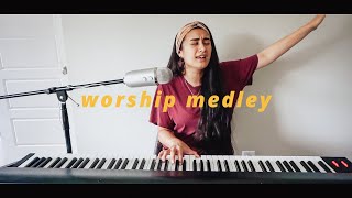 WORSHIP MEDLEY  I love you Lord  Youre worthy of my praise  I exalt thee [upl. by Dorrej]