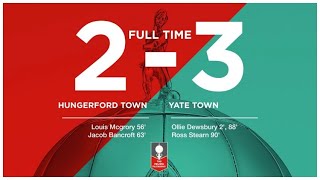 HIGHLIGHTS Hungerford Town 23 Yate Town  FA Trophy First Round [upl. by Nashom]