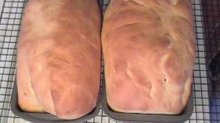 Basic White Bread Recipe Using Food Mixer  Makes Two Loafs [upl. by Yelloh]