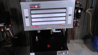 Lanair Waste Oil Heater on Two Guys Garage quotRat Rod Ride” Episode 726 [upl. by Aicercul840]