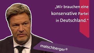 „Ist die Weltwirtschaft schwach trifft das Deutschland besonders“ Robert Habeck  maischberger [upl. by Nhguavad523]