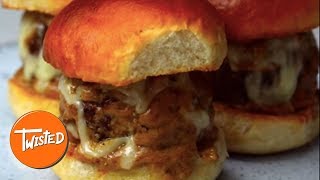 Cheesy Swedish Meatball Sliders Recipe  Twisted [upl. by Nytsirk630]