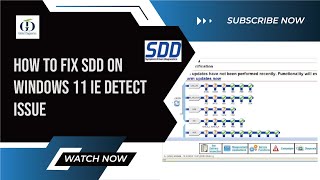 how to fix SDD on windows 11 IE detect issue [upl. by Kila298]