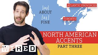 Accent Expert Gives a Tour of North American Accents  Part 3  WIRED [upl. by Nnarefinnej]